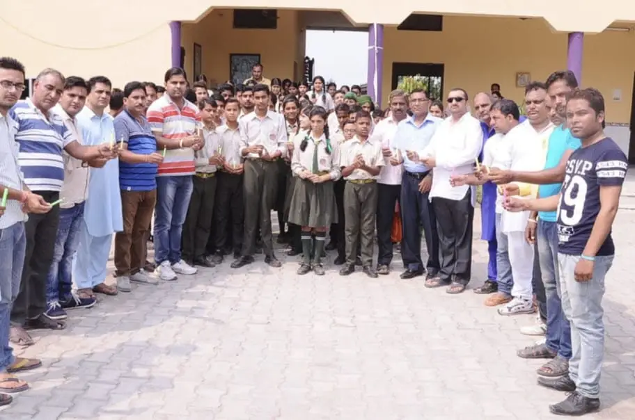 Candle March By Hindu Organisations who have Died in Dinanagar Terrorist Attack